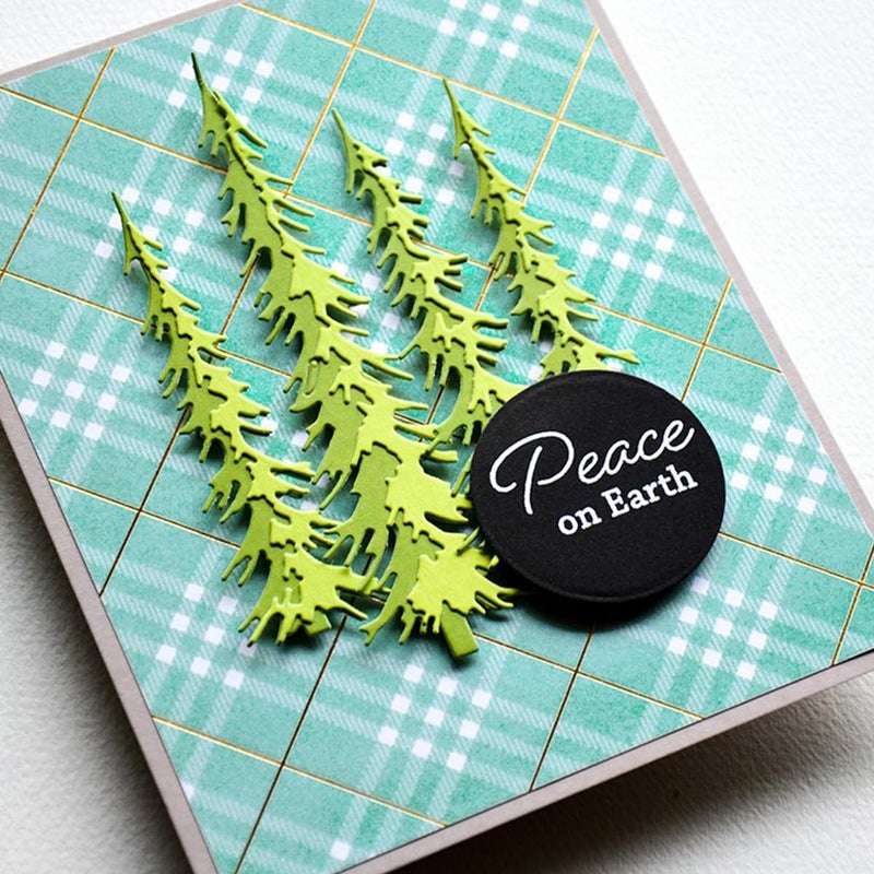 Feemkota Christmas Tree Die Cuts for Card Making Merry Stamps Metal Cutting Dies for DIY Paper Scrapbooking Embossing Crafts - Image 3